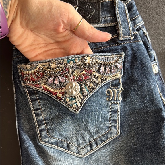 Miss Me Bootcut Jeans with Decorative Stitching - Picture 2 of 8